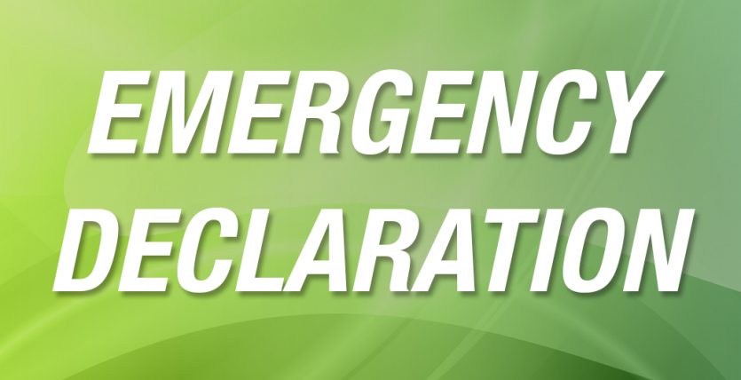 Emergency Declaration Banner
